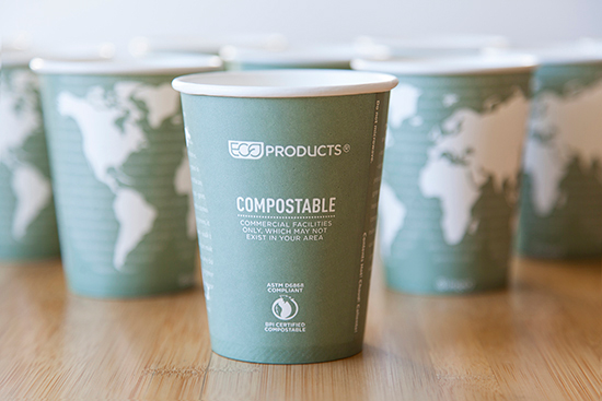 Eco-Products Compostable World Art Hot Cup