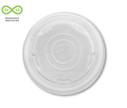 EcoLid® Renewable & Compostable Soup Container Lid