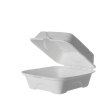  Vanguard™ Bagasse Clamshell 150x150x75mm - 500pcs 