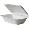 Bagasse Clamshell 185x130x60mm (7x5x2in) - 400pcs